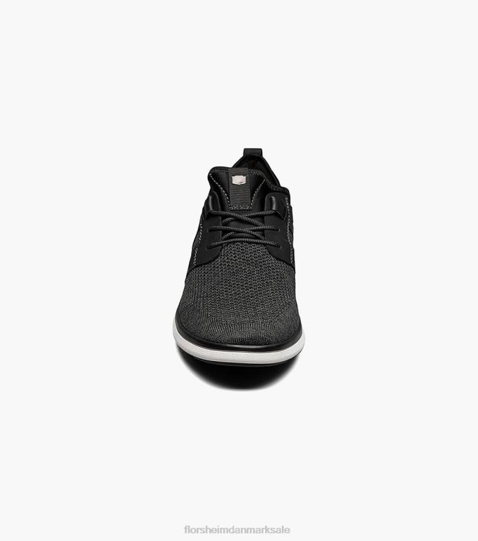 Florsheim Mænd venture strik almindelig tå snøre sneaker NF0RV351 fodtøj sort