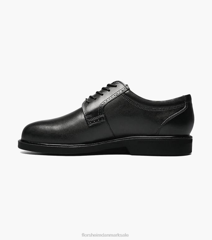 Florsheim Mænd ædel almindelig tå oxford NF0RV228 fodtøj sort