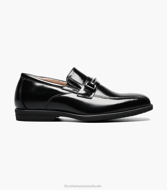 Florsheim børn afsløre jr cykel tå bit loafer NF0RV486 fodtøj sort