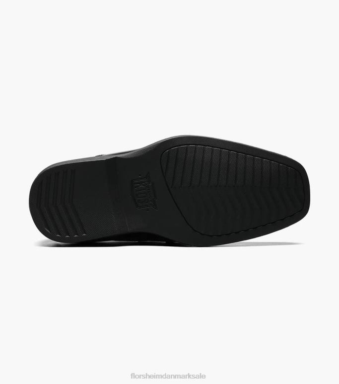 Florsheim børn afsløre jr cykel tå bit loafer NF0RV486 fodtøj sort