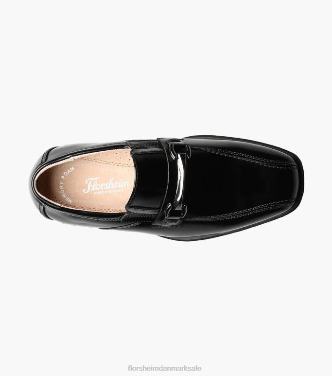 Florsheim børn afsløre jr cykel tå bit loafer NF0RV486 fodtøj sort