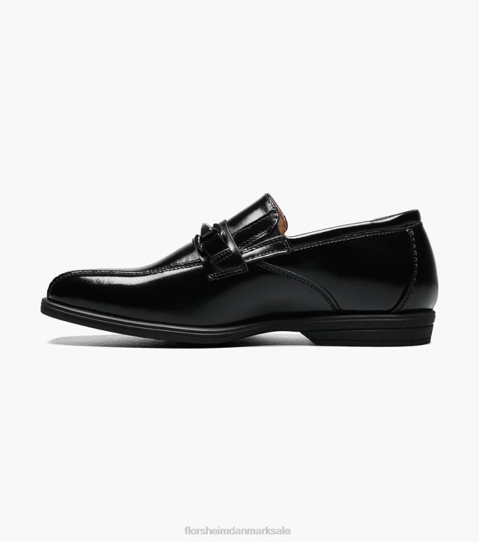 Florsheim børn afsløre jr cykel tå bit loafer NF0RV486 fodtøj sort