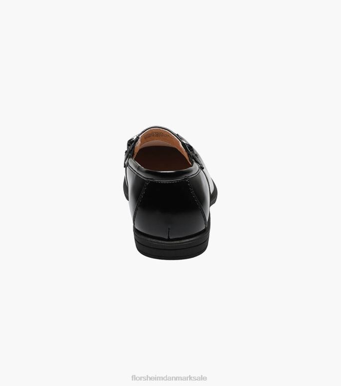 Florsheim børn afsløre jr cykel tå bit loafer NF0RV486 fodtøj sort