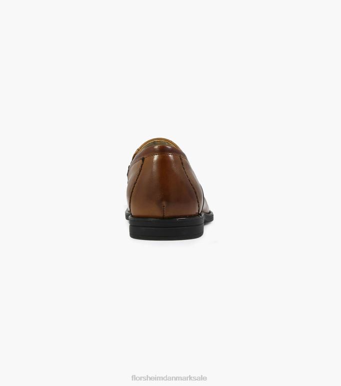 Florsheim børn afsløre jr cykel tå glide på NF0RV487 fodtøj cognac