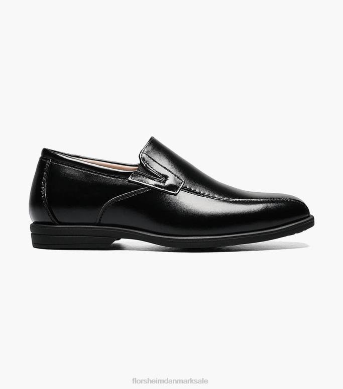 Florsheim børn afsløre jr cykel tå glide på NF0RV488 fodtøj sort