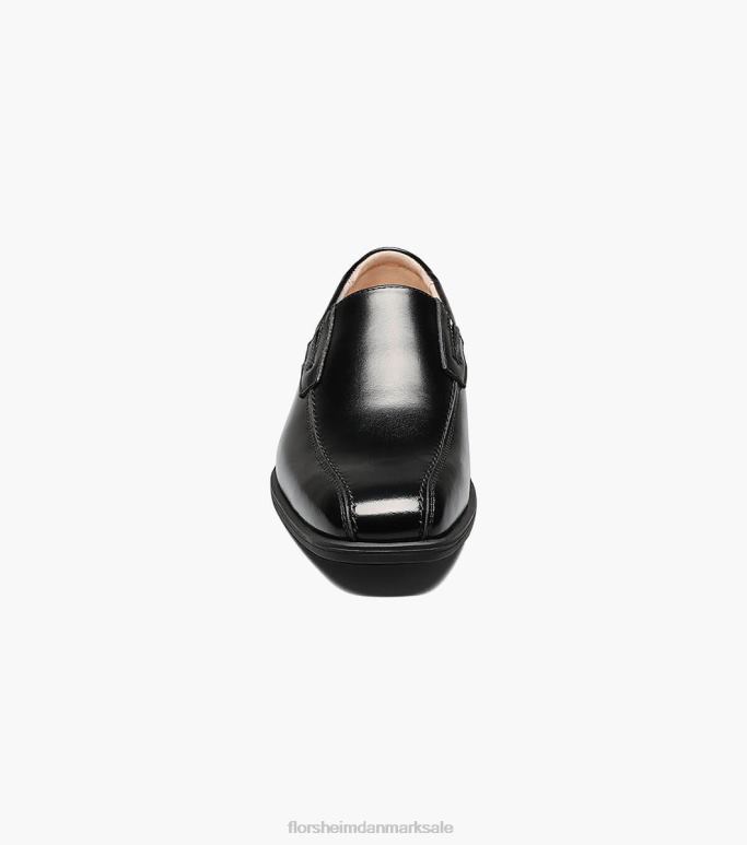 Florsheim børn afsløre jr cykel tå glide på NF0RV488 fodtøj sort