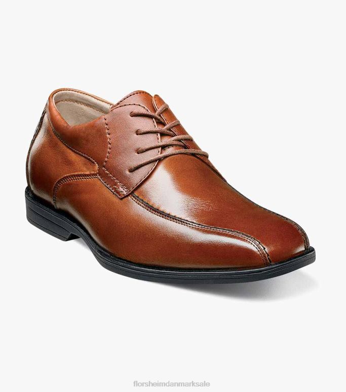 Florsheim børn afsløre jr cykel tå oxford NF0RV489 fodtøj cognac