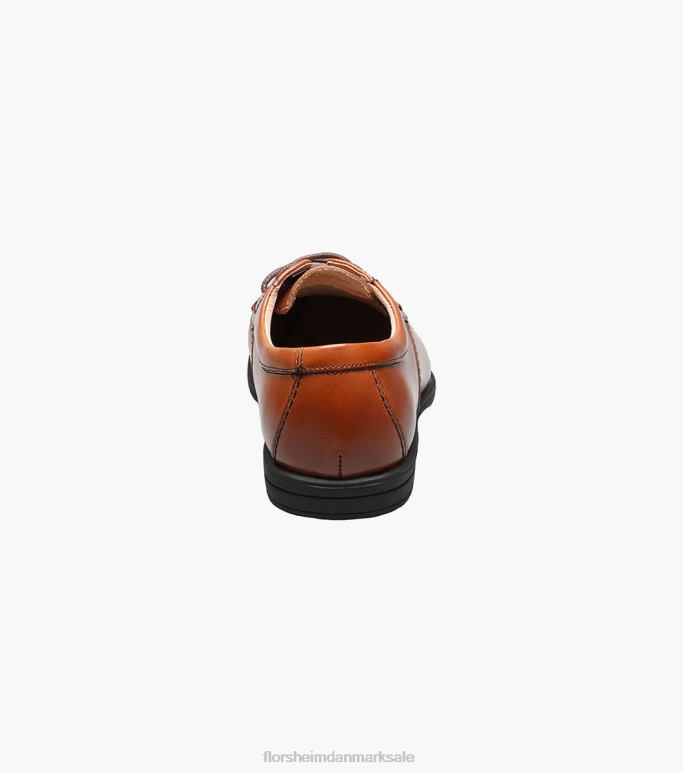 Florsheim børn afsløre jr cykel tå oxford NF0RV489 fodtøj cognac