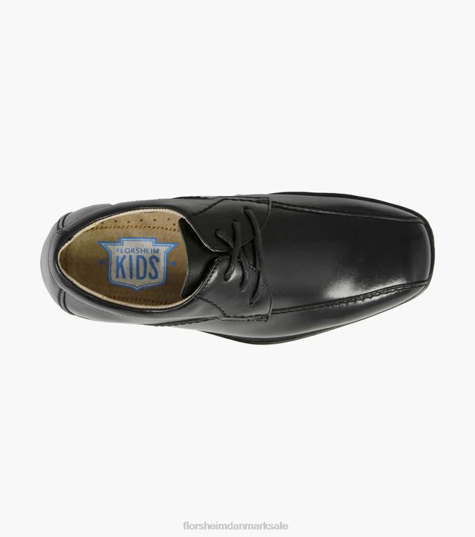 Florsheim børn afsløre jr cykel tå oxford NF0RV490 fodtøj sort