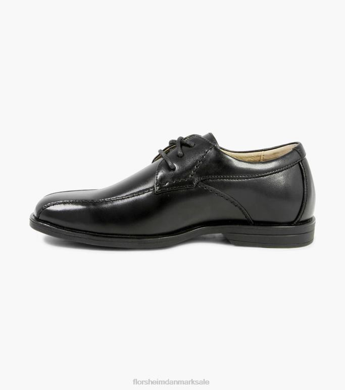 Florsheim børn afsløre jr cykel tå oxford NF0RV490 fodtøj sort