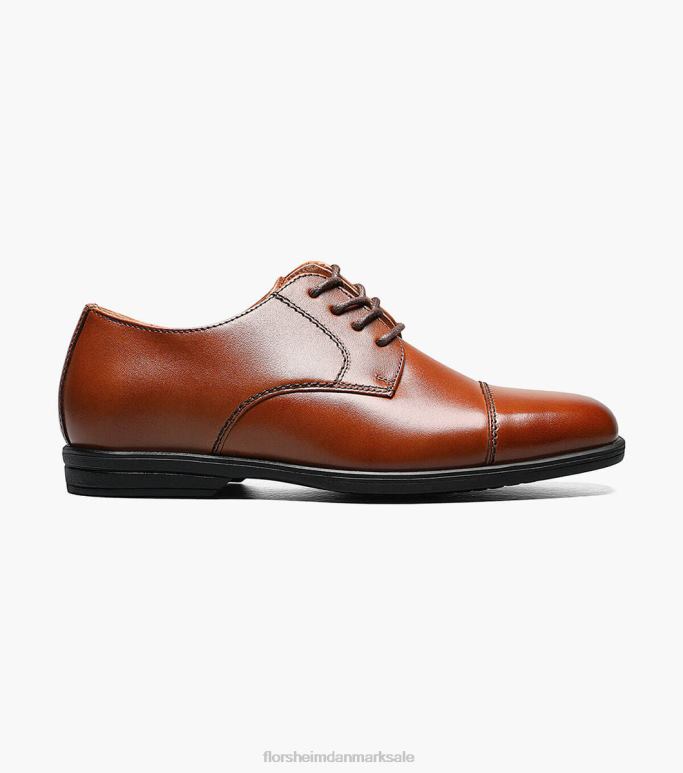 Florsheim børn afsløre jr kappe tå oxford NF0RV470 fodtøj cognac