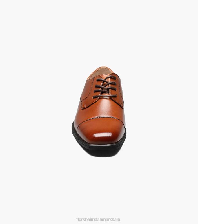 Florsheim børn afsløre jr kappe tå oxford NF0RV470 fodtøj cognac