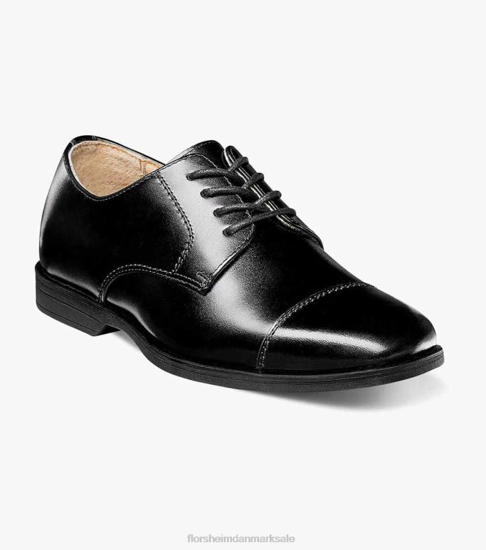 Florsheim børn afsløre jr kappe tå oxford NF0RV471 fodtøj sort
