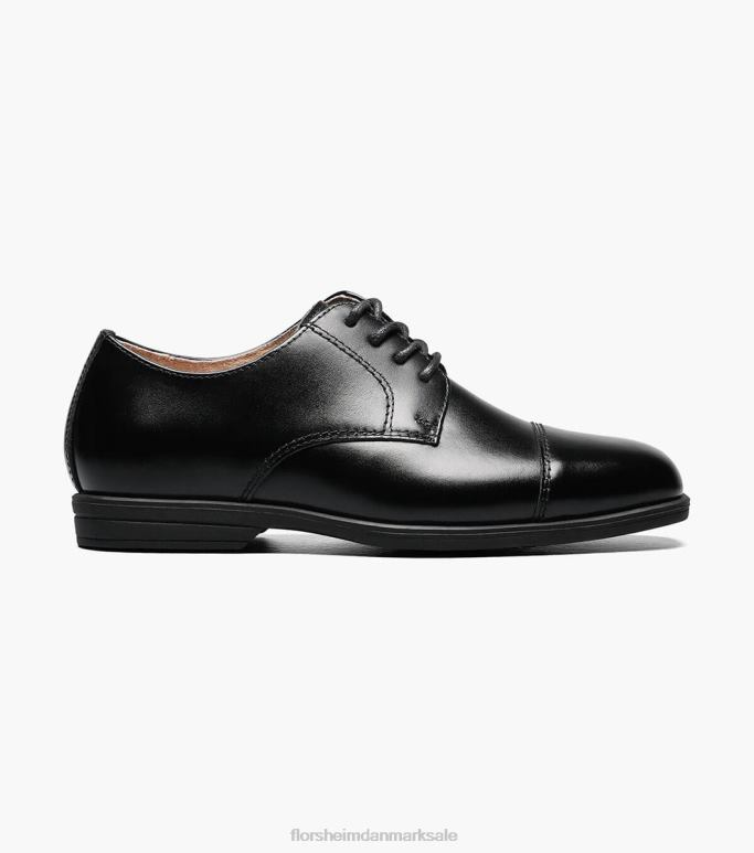 Florsheim børn afsløre jr kappe tå oxford NF0RV471 fodtøj sort