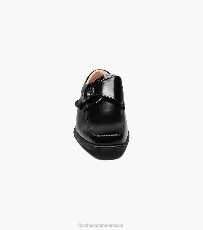Florsheim børn afsløre jr moc toe munk rem oxford NF0RV485 fodtøj sort