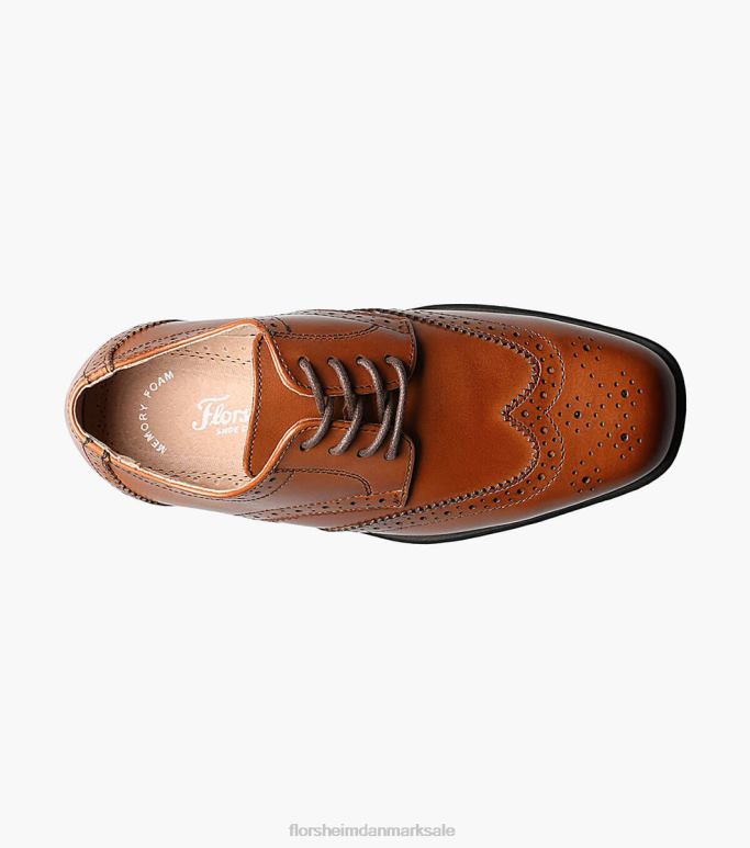 Florsheim børn afsløre jr vingespids oxford NF0RV483 fodtøj cognac
