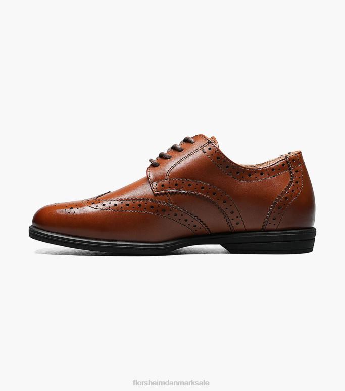 Florsheim børn afsløre jr vingespids oxford NF0RV483 fodtøj cognac