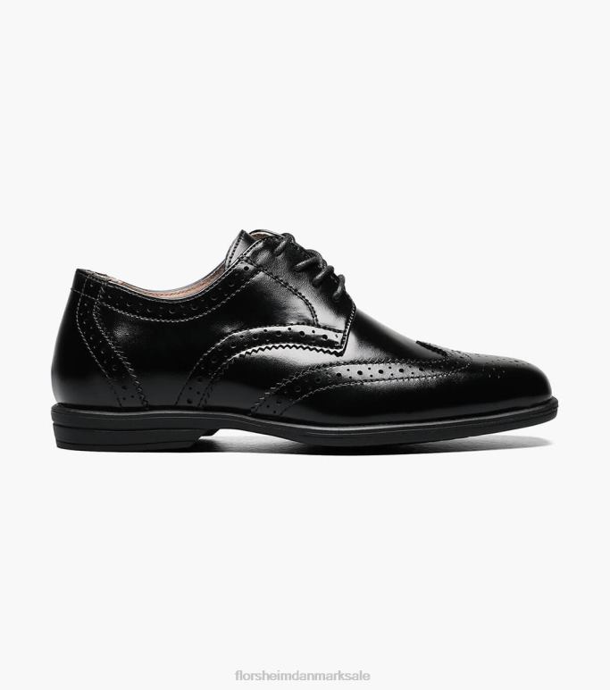 Florsheim børn afsløre jr vingespids oxford NF0RV484 fodtøj sort
