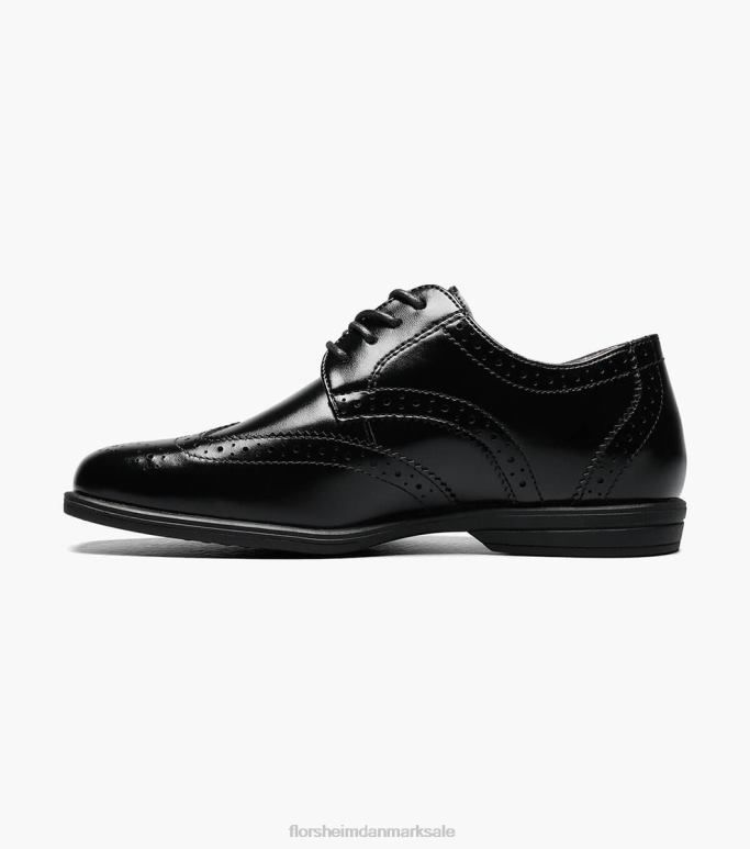 Florsheim børn afsløre jr vingespids oxford NF0RV484 fodtøj sort