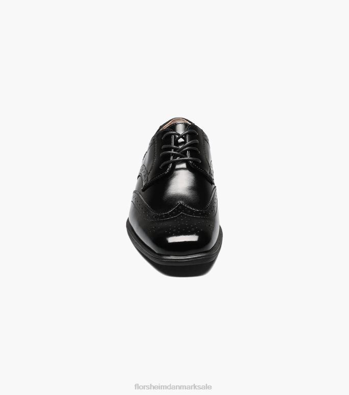 Florsheim børn afsløre jr vingespids oxford NF0RV484 fodtøj sort