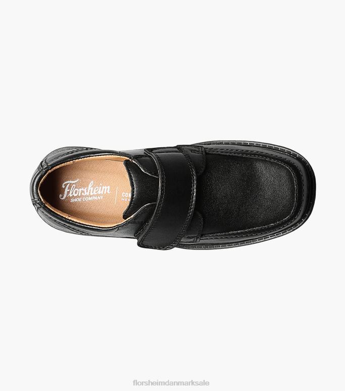 Florsheim børn berwyn jr ii moc tårem NF0RV492 fodtøj sort