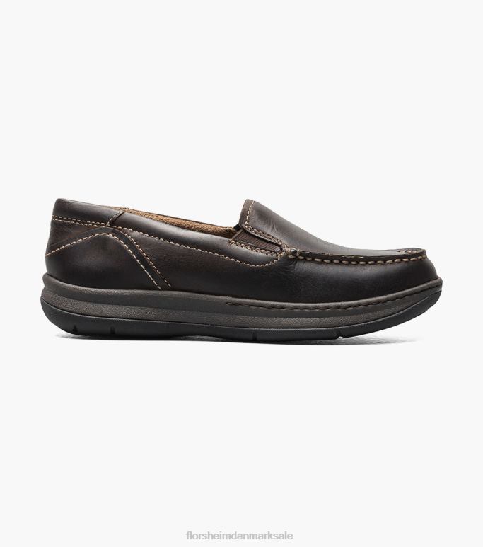 Florsheim børn central jr moc toe venetiansk loafer NF0RV479 fodtøj brun lm
