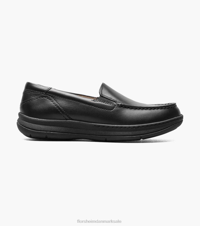 Florsheim børn central jr moc toe venetiansk loafer NF0RV480 fodtøj sort