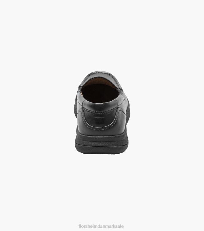 Florsheim børn central jr moc toe venetiansk loafer NF0RV480 fodtøj sort