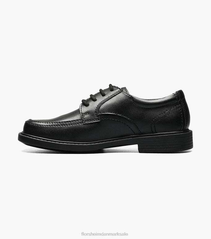 Florsheim børn fakturering jr ii moc toe oxford NF0RV493 fodtøj sort