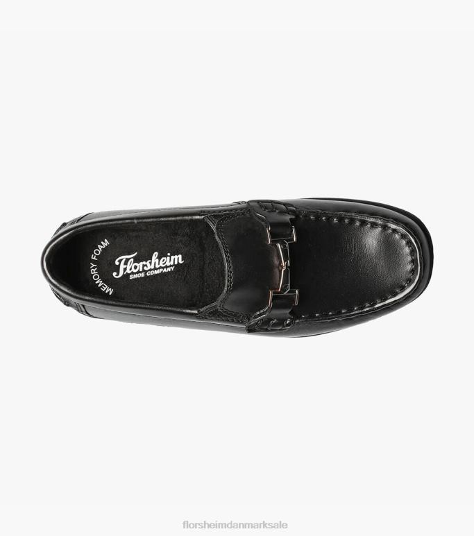 Florsheim børn jasper jr moc toe bit loafer NF0RV499 fodtøj sort