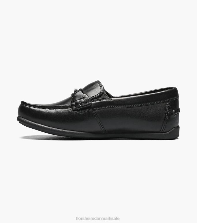 Florsheim børn jasper jr moc toe bit loafer NF0RV499 fodtøj sort
