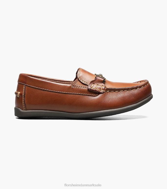 Florsheim børn jasper jr moc toe bit loafer NF0RV500 fodtøj sadelbrun