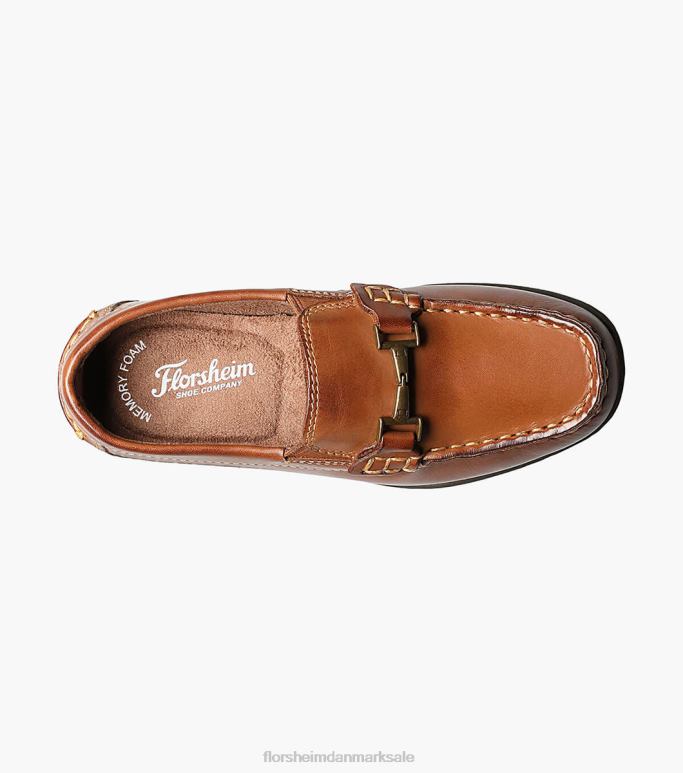 Florsheim børn jasper jr moc toe bit loafer NF0RV500 fodtøj sadelbrun