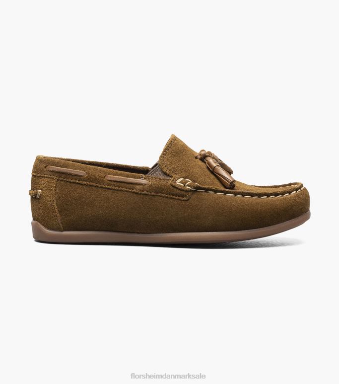 Florsheim børn jasper jr moc toe drop kvast loafer NF0RV474 fodtøj mokka