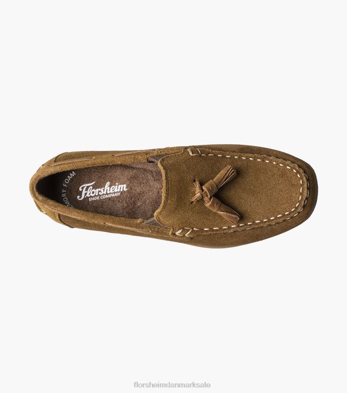 Florsheim børn jasper jr moc toe drop kvast loafer NF0RV474 fodtøj mokka