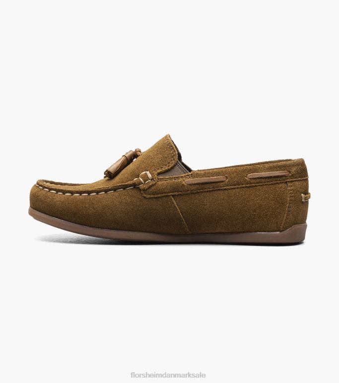 Florsheim børn jasper jr moc toe drop kvast loafer NF0RV474 fodtøj mokka