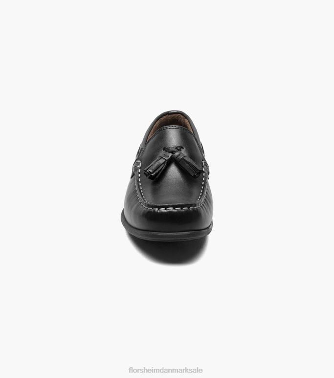 Florsheim børn jasper jr moc toe drop kvast loafer NF0RV475 fodtøj sort