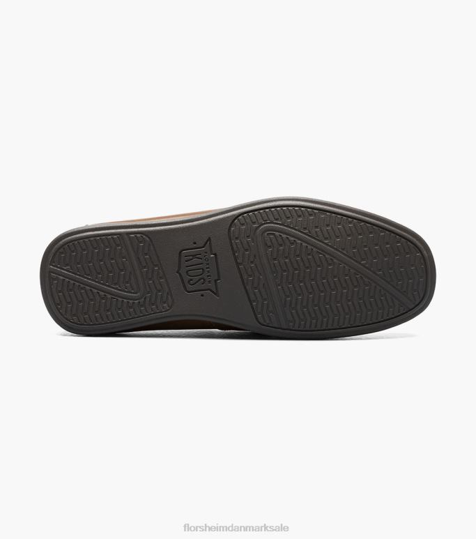 Florsheim børn jasper jr moc toe drop kvast loafer NF0RV477 fodtøj sadelbrun