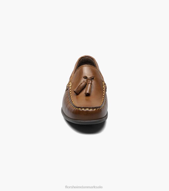Florsheim børn jasper jr moc toe drop kvast loafer NF0RV477 fodtøj sadelbrun