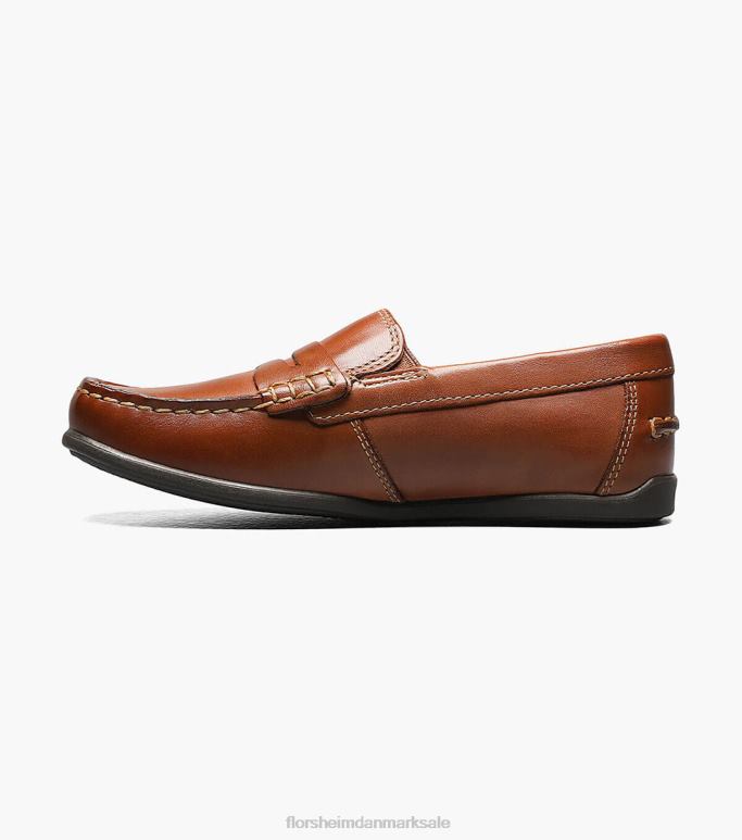 Florsheim børn jasper jr moc toe penny driver NF0RV435 fodtøj sadelbrun