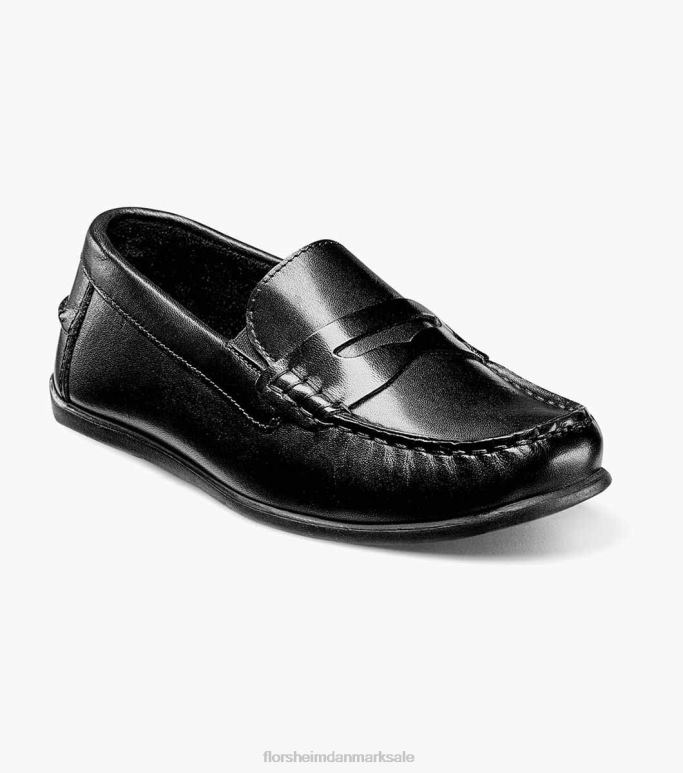 Florsheim børn jasper jr moc toe penny driver NF0RV436 fodtøj sort