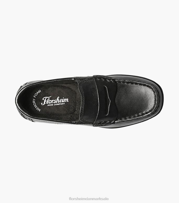 Florsheim børn jasper jr moc toe penny driver NF0RV436 fodtøj sort