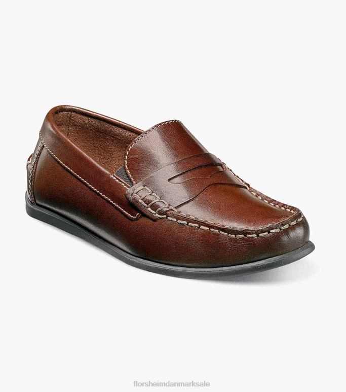 Florsheim børn jasper jr moc toe penny driver NF0RV437 fodtøj Brun