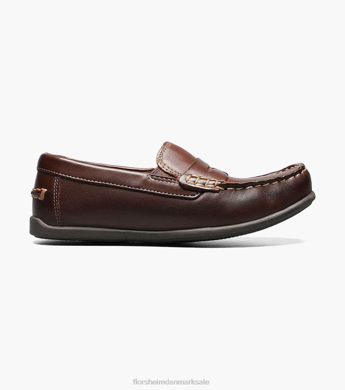 Florsheim børn jasper jr moc toe penny driver NF0RV437 fodtøj Brun
