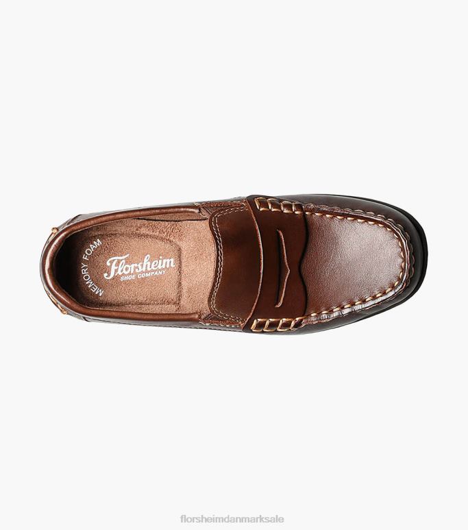 Florsheim børn jasper jr moc toe penny driver NF0RV437 fodtøj Brun