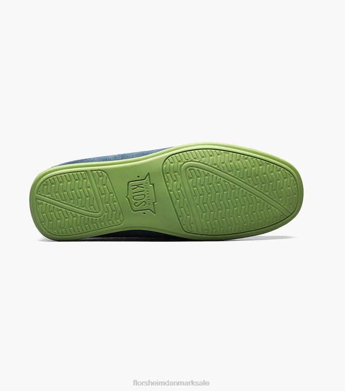 Florsheim børn jasper jr moc toe penny driver NF0RV438 fodtøj blå ruskind