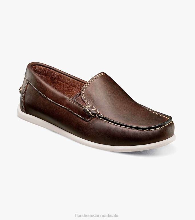Florsheim børn jasper jr moc toe venetiansk loafer NF0RV430 fodtøj brun lm