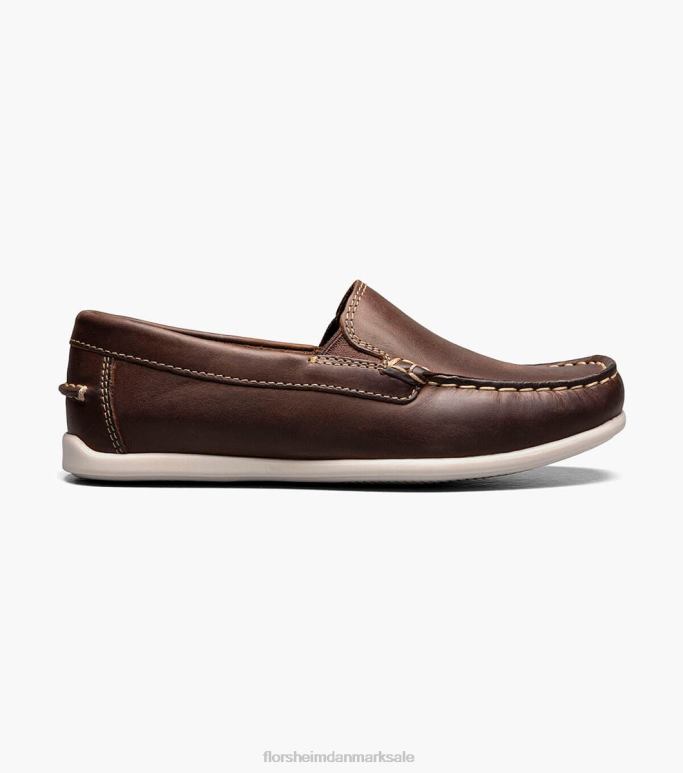 Florsheim børn jasper jr moc toe venetiansk loafer NF0RV430 fodtøj brun lm