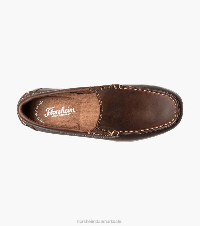 Florsheim børn jasper jr moc toe venetiansk loafer NF0RV430 fodtøj brun lm