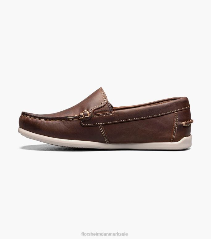 Florsheim børn jasper jr moc toe venetiansk loafer NF0RV430 fodtøj brun lm